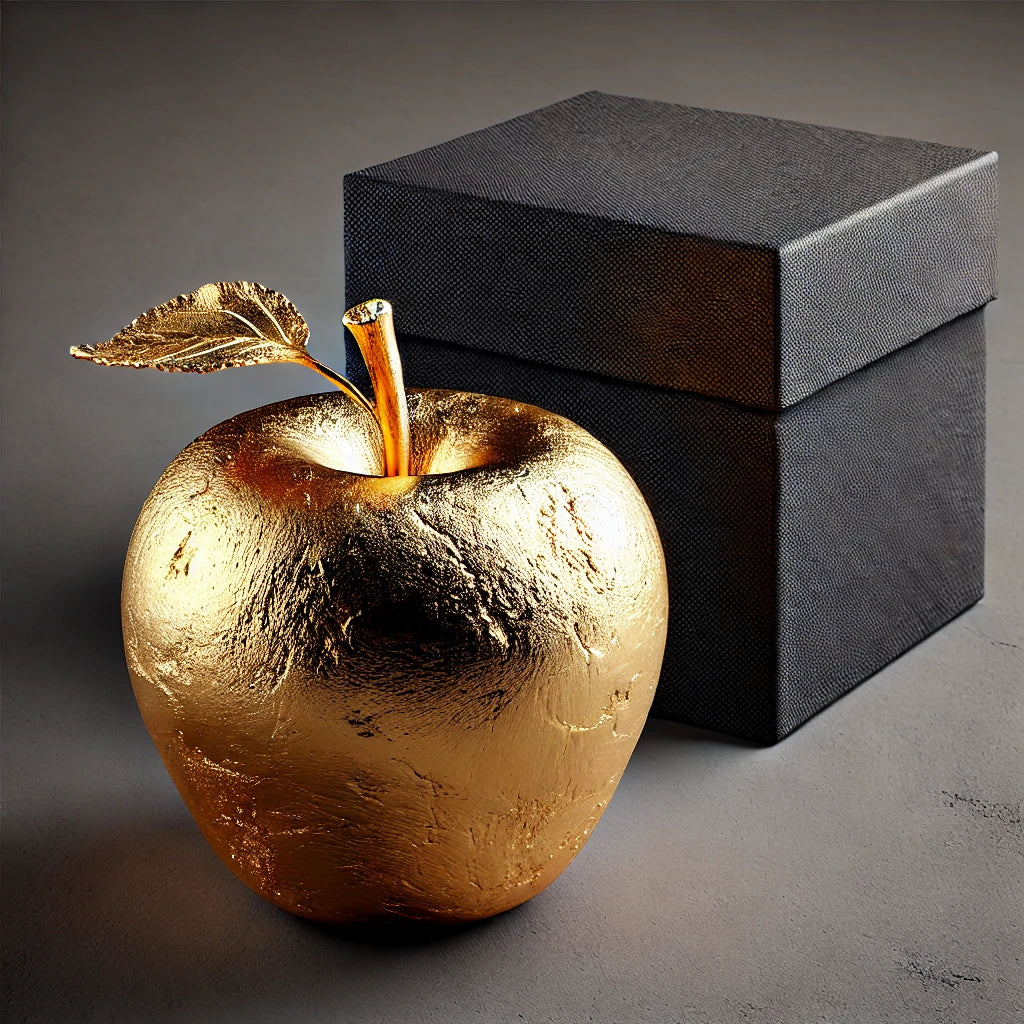 Luxury Golden Apple 24k GOLD Apple