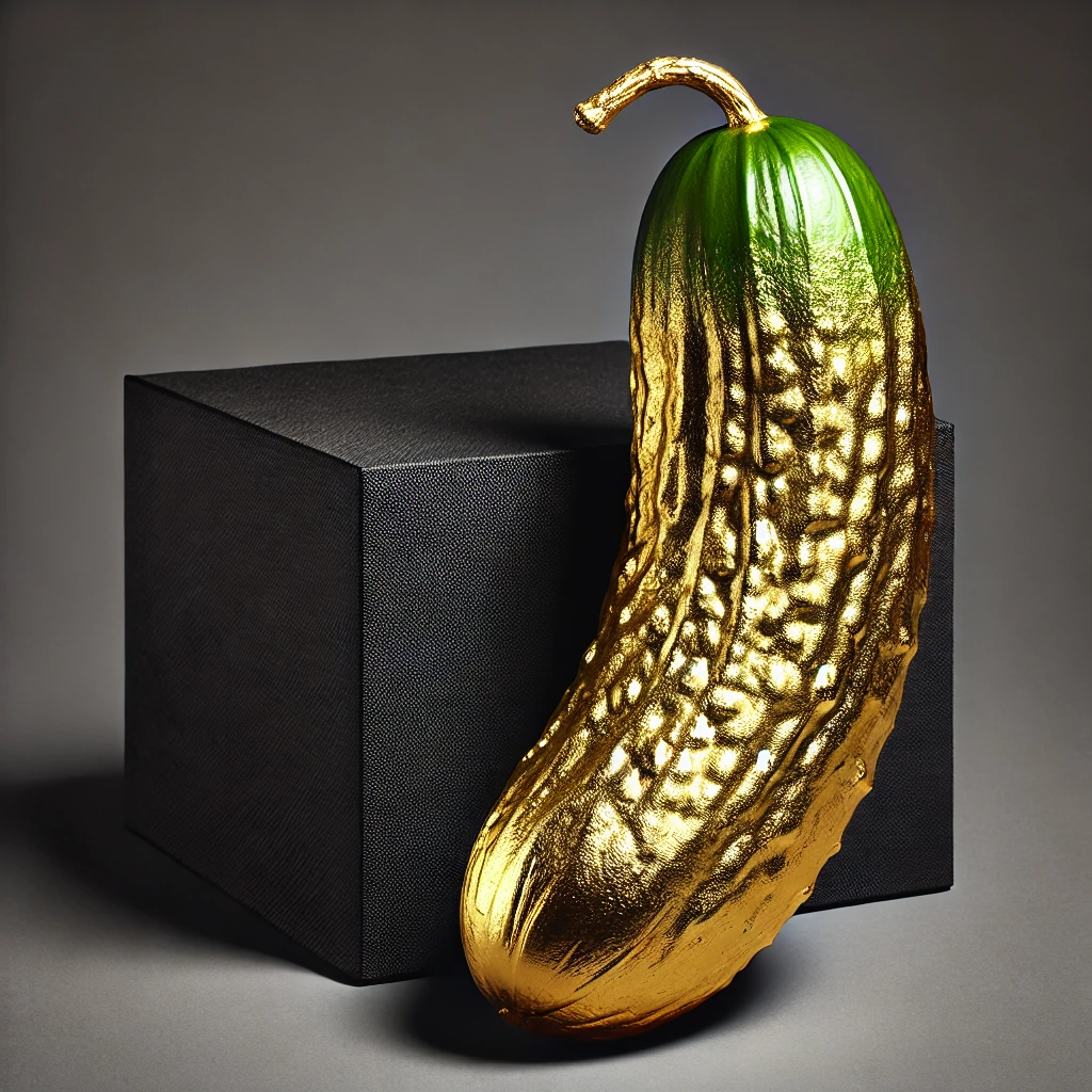 Luxury Golden Cucumber 24K GOLD Cucumber